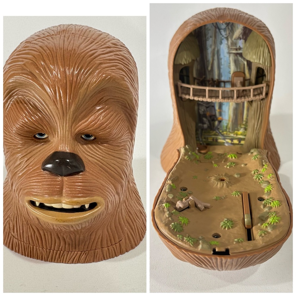 Vintage 1995 Star Wars Micro Machines Chewbacca Endor Playset Galoob Head